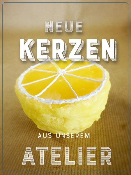 Neue Kerzen aus dem Atelier
